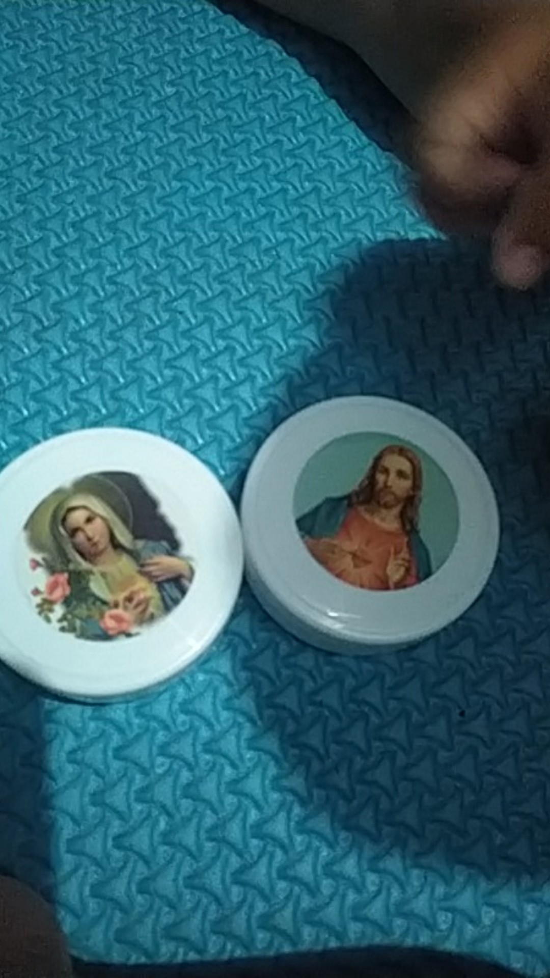 Wadah Rosario (piksis) | Plastik Ulir | Diameter 6cm