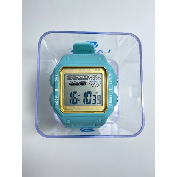 Jam tangan lasika 8117 model segi Sporty watch fashion anti air