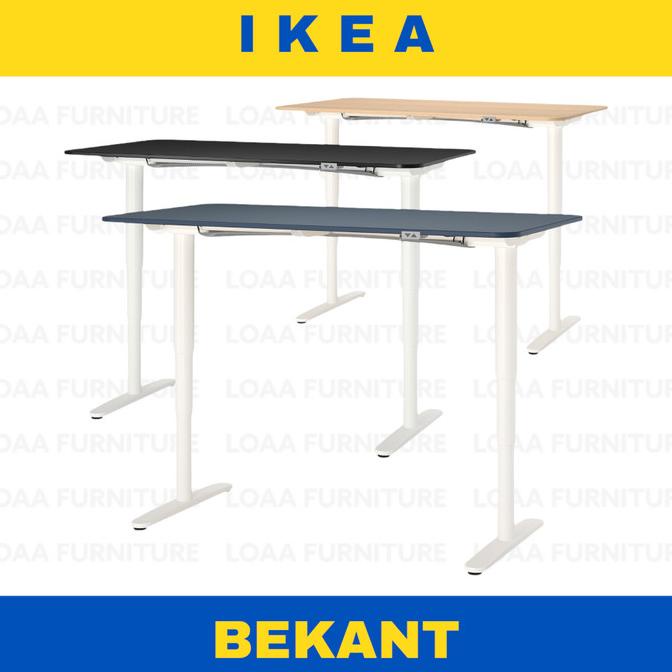 Bekant Ikea Meja Kerja Otomatis Duduk Berdiri - Daun Warna 160X80 Cm Enc1Hpqjyh