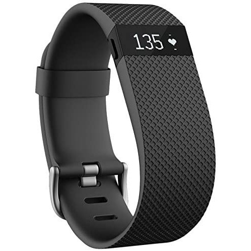 Tali Jam Sport Silicone Strap Band Fitbit Charge HR Metal Buckle