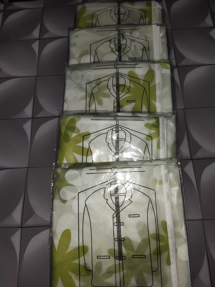 [ Mall Elora ] [size 60x130cm ] Cover Baju Cloth Cover Bahan Peva Cover Pakaian Large