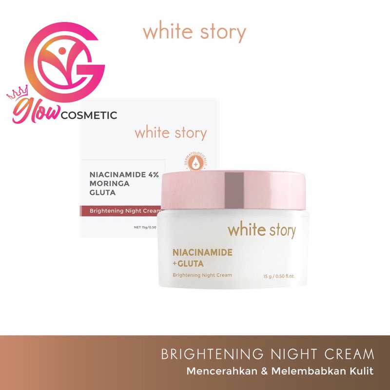 WHITE STORY DAY CREAM &amp; NIGHT CREAM 15G