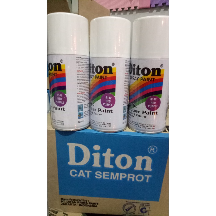 cat semprot pilok pilox diton red purple 8142 300cc
