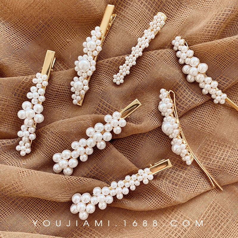 Roselife Pearl Hair Clip Bobby Pin Barrettes Hairpin Hair styling