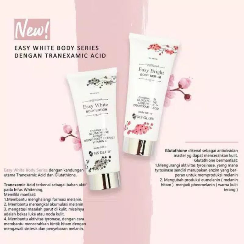 PAKET EASY BODY WHITE MS GLOW