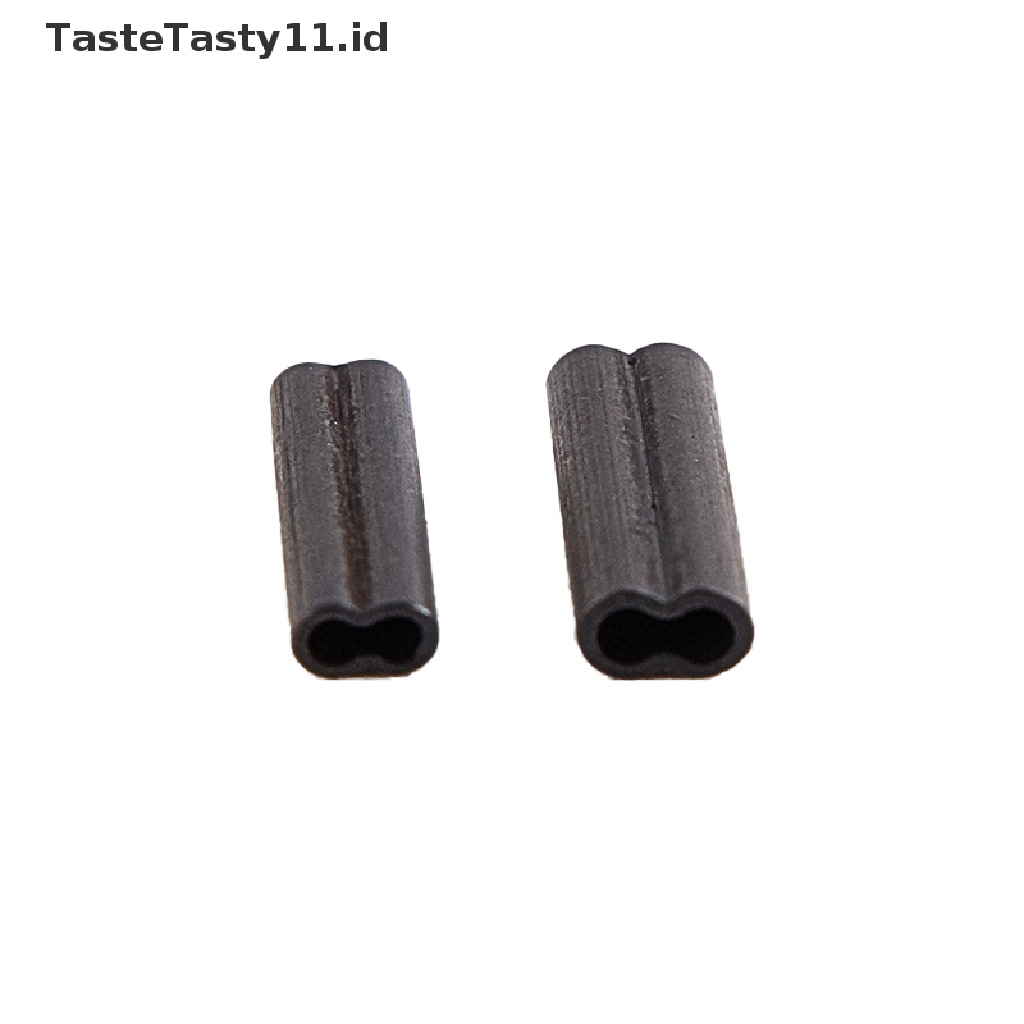 【TasteTasty】 50pcs Carp Fishing Crimps For Stiff Coated Braids Mono Leader Crimps Ronnie Rigs .