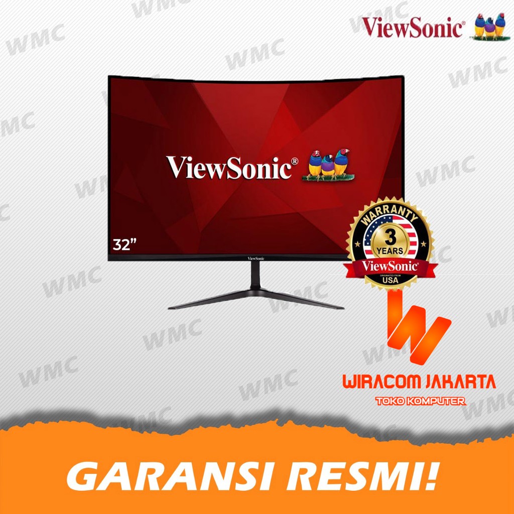VIEWSONIC VX3218 PC MHD 165Hz 1ms Curved FHD Gaming Monitor