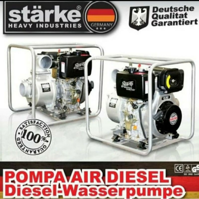 Pompa Air Sedot Air Alkon Solar 4 inch Starke DWP-100