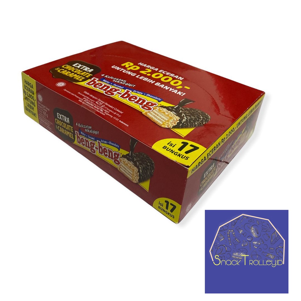 

KEMASAN BARU Wafer Beng" Cokelat 25grx17pcs