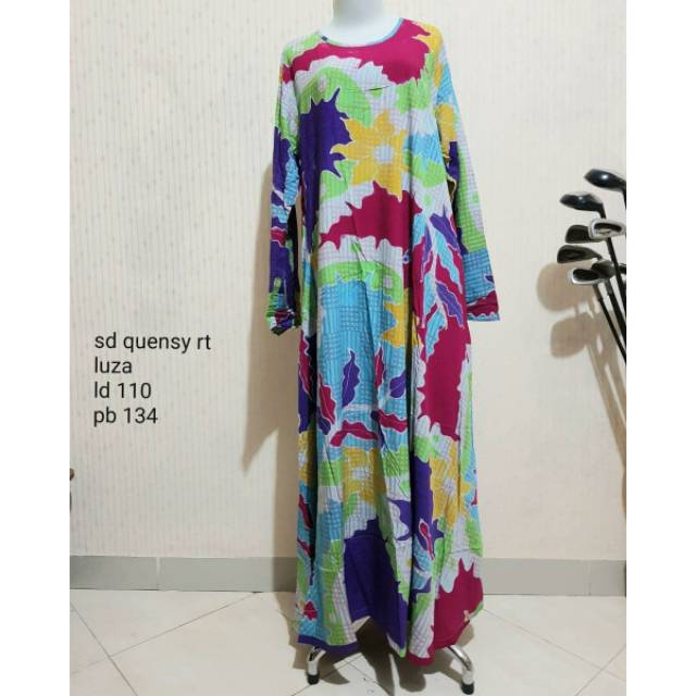 Daster quensy rt tangan panjang Batik Luza 3