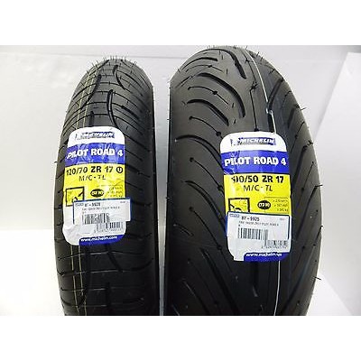 Ban Michelin 1set 120/70 & 190/50 Ring 17 Ninja 250 fi karbu R25 ER6