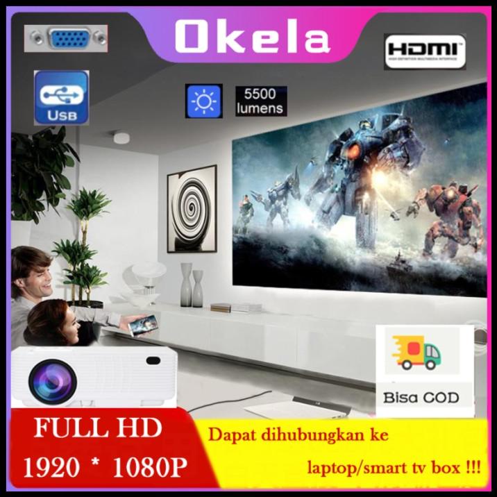 Tripsky-T3 Proyektor 120 Ansi Hd 1080P Mini Proyektor