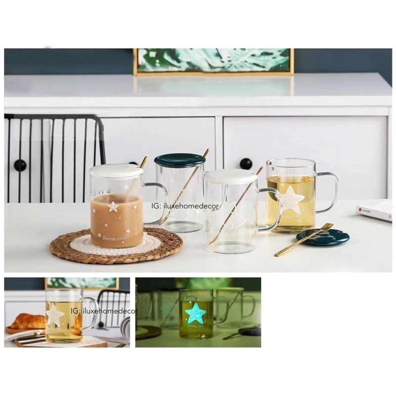 GLOW IN THE DARK MUG - Gelas unik / gelas korea / gelas kaca / cangkir / korean mug-7
