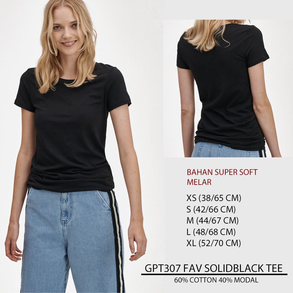 Atasan Kaos WanIta Lengan pendek (GPT307 GRAPHIC TEE)-4