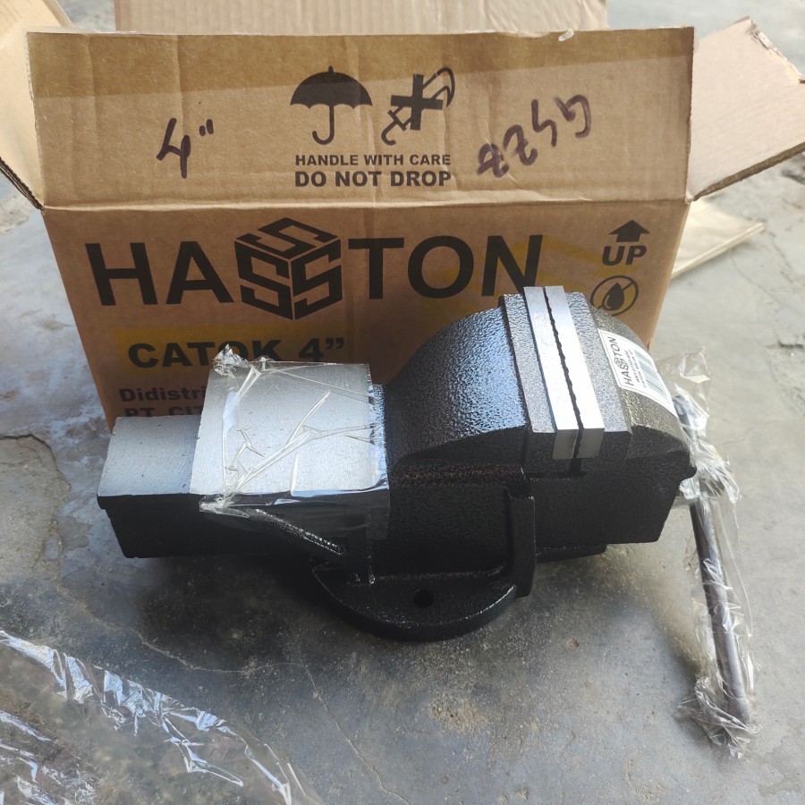 Catok Meja / Ragum Bais Meja Bais Duduk 4" Hasston