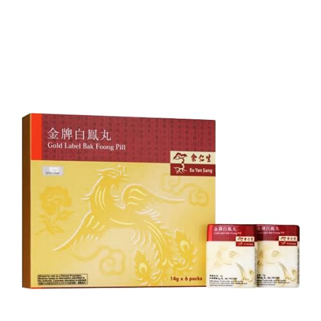 Gold label Bak Foong Pills (small pills) 14gx6packs Eu yan sang