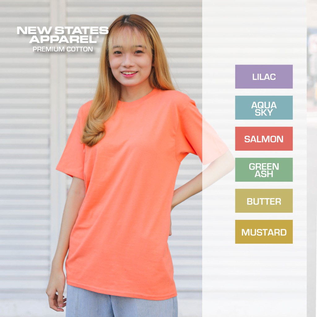 Kaos Polos New States Apparel 7200 Premium Cotton T-shirt Combed 24s  (Part 4)