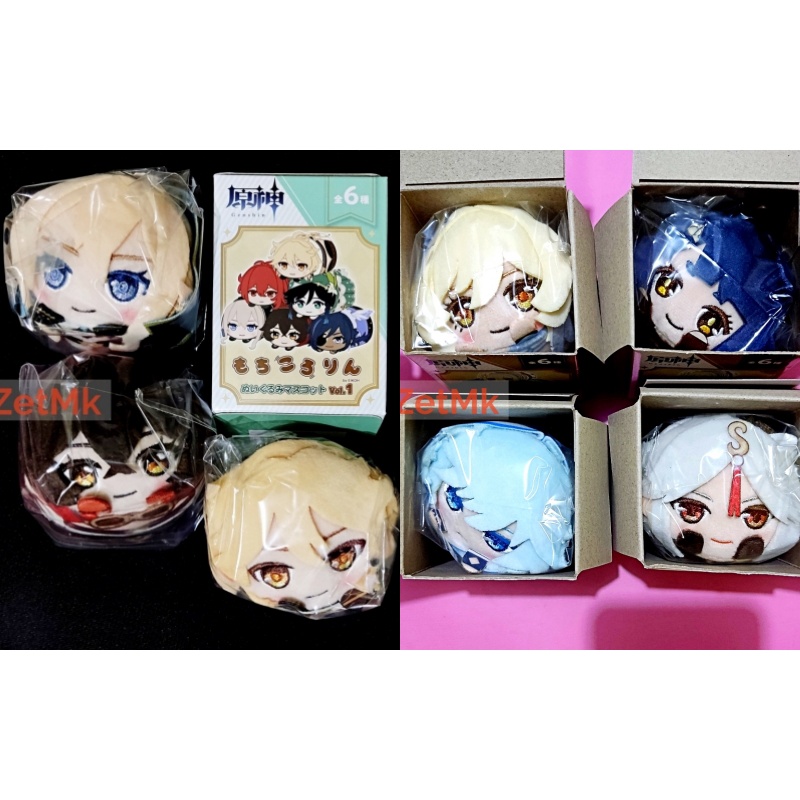 Official Genshin Impact Mochikororin Plushie Aether Jean Amber Lumine Chongyun Mochi