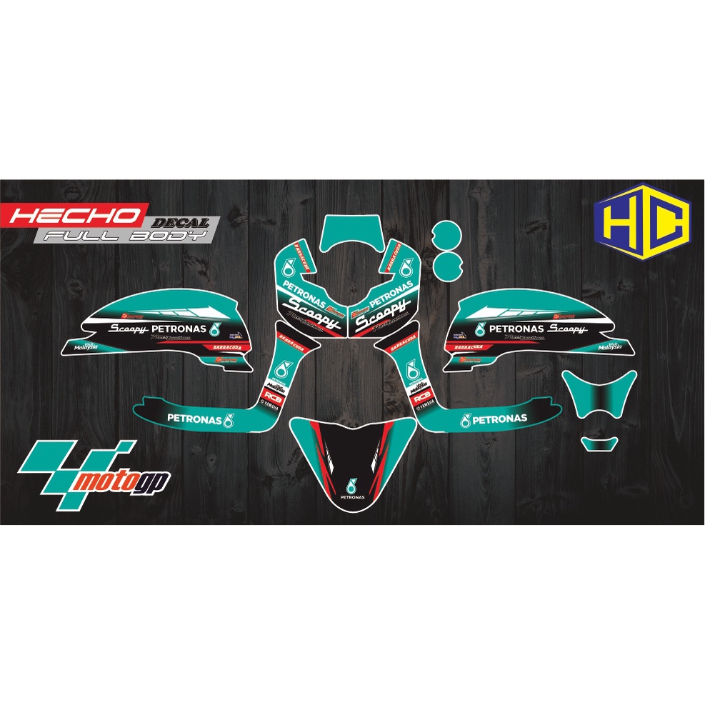 Decal scoopy Decal Scoopy full body Full Blok Decal Scopy Dekal New Fi 2017 2018 2019 2020 PETRONAS