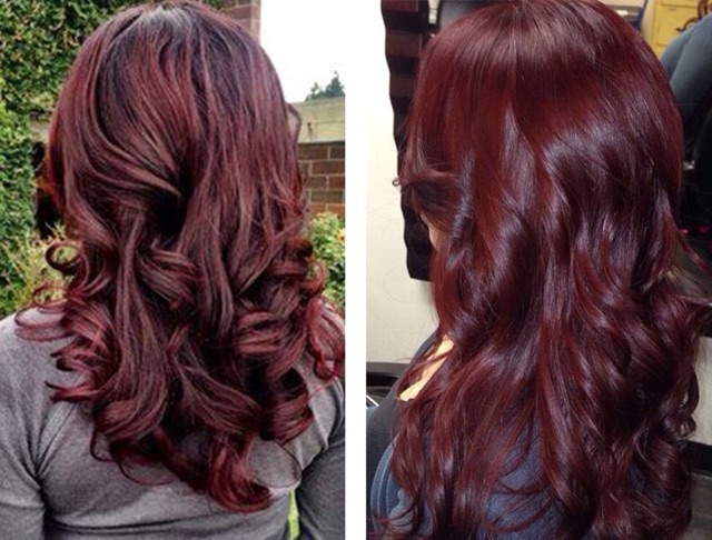  Warna  Rambut  Coklat Merah Maroon Model Terbaru