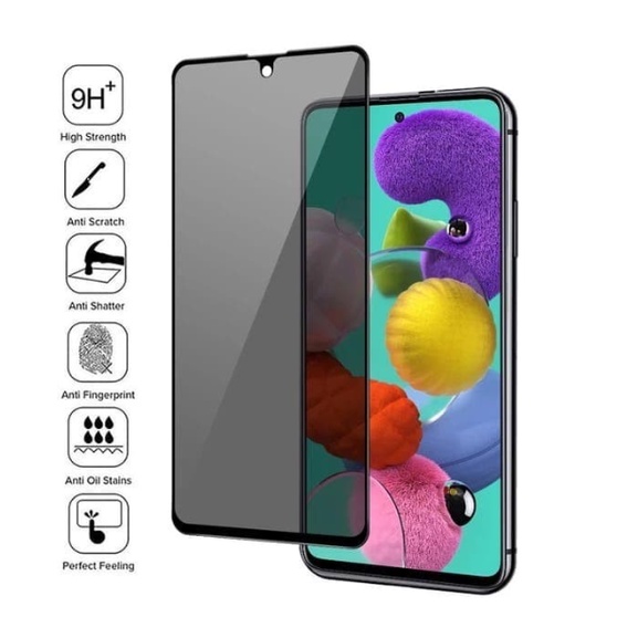 TEMPERED GLASS ANTI SPY VIVO V25 V25E V25 PRO V23E V23 5G V21 4G 2022 V21 5G 2021 V21E 4G V20 / V20 SE V15 PRO V11 PRO V11i V9 PRIVACY PREMIUM FULL COVER KACA LAYAR FULL LIST HITAM ANTI GORES