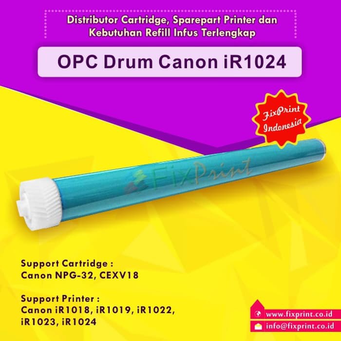 OPC Drum Toner NPG-32 C-EXV18 Printer Canon iR1018/19 iR1022 iR1024