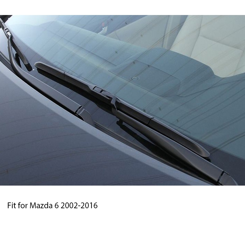 1 Set Karet Wiper Kaca Depan Mobil Untuk Mazda 6 2016 2015 2014 2013 2012-2002