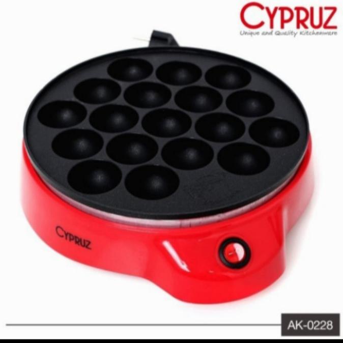 Cypruz Takoyaki Listrik AK-0228/Alat pembuat Takoyaki