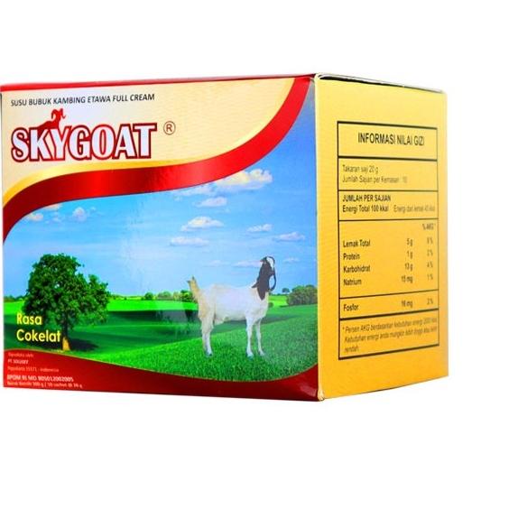 

Kekinian - Susu Kambing Etawa Sky Goat Isi 10 Susu Bubuk Full Cream