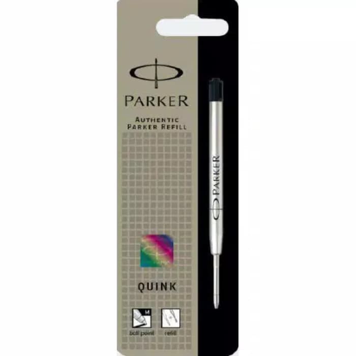 

Promo Refill Isi Ulang Pen Parker Ballpoint Uk. Medium Black / Blue Original - Hitam Elegan