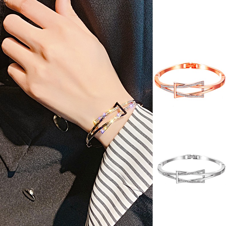 Gelang Korea fashion berlian imitasi bracelet indah