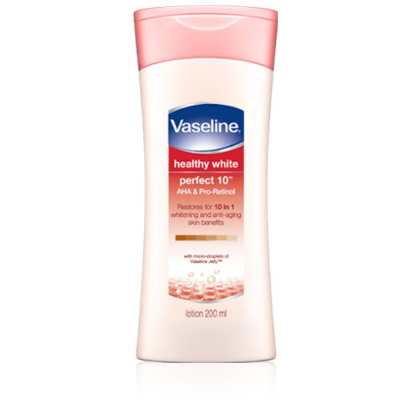 Vaseline Hand Body Lotion Healthy Bright Perfect 10