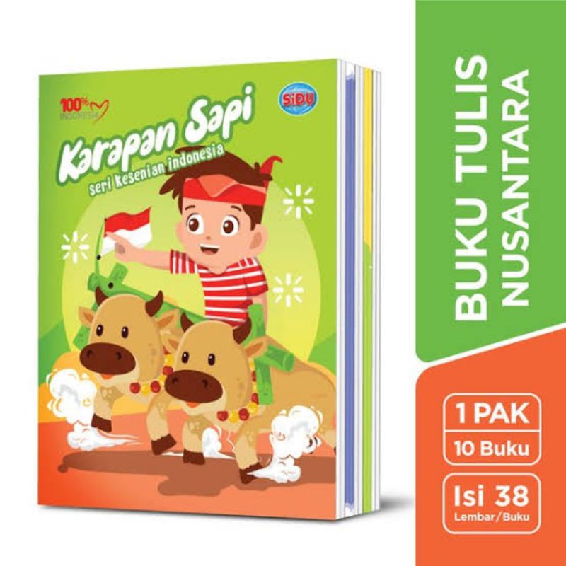 

Buku Tulis Sidu Isi 38 Lembar 10 Buku / 1 Pack