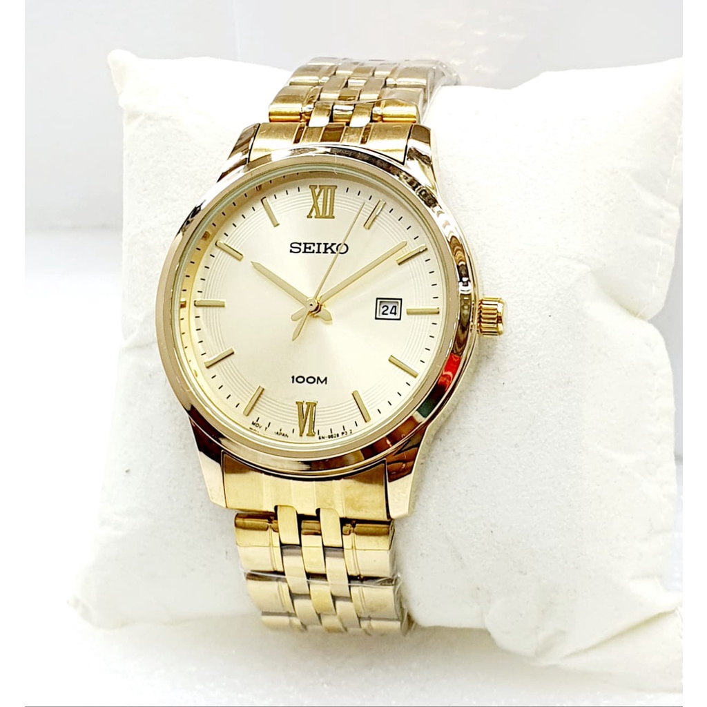 PROMO Jam Tangan Fashion Saiko 5  Pria Cowok Analog Tanggal Aktif Rantai Stainless