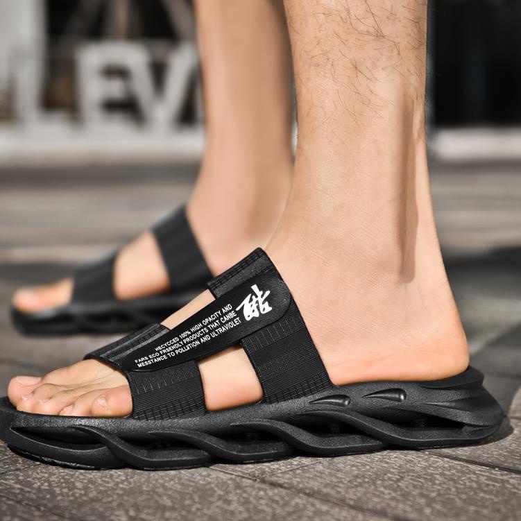 Modern.. 【COD/100% Diimpor】Sandal Pria Sendal Slide Pria  Sendal Pria Casual Sendal Pria Dewasa Sand