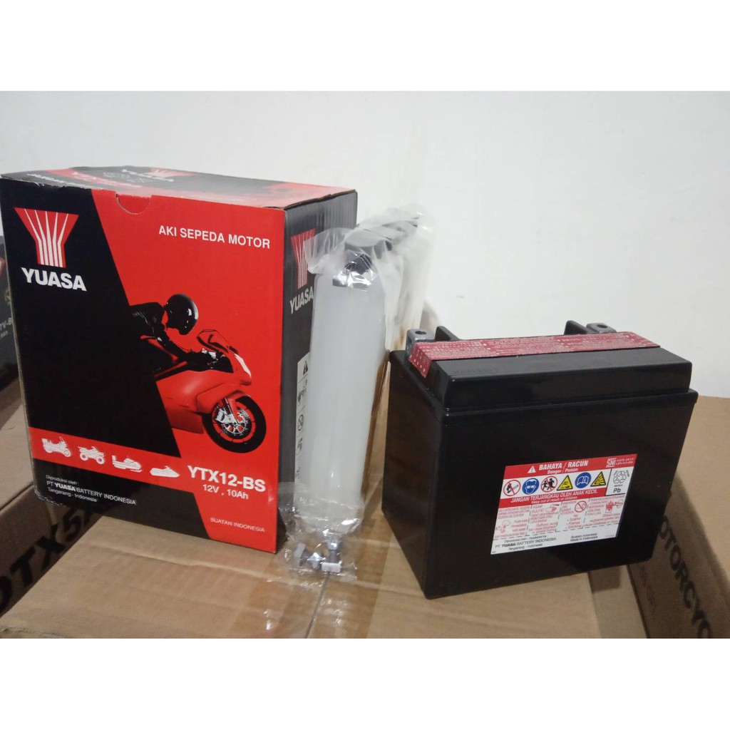 AKI YUASA YTX12 10.5AH CCA 180 NEW BOX 2016 AKI KERING