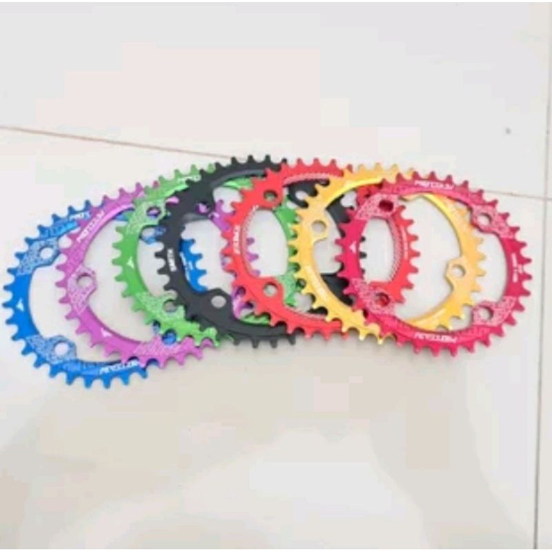 Chainring narrow wide 34T BCD 104 Alloy CNC Chain ring motsuv chainring sepeda bicycle parts komponen sepeda crank chain ring