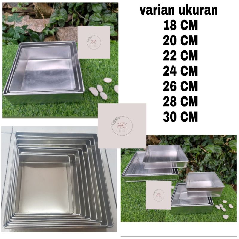 loyang kotak/loyang kue lapis/loyang kue lapis surabaya/loyang kue lapis legit ukuran 20×20×7