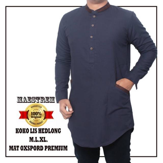 Baju koko muslim pria qurta arafah zipper habib toyobo Baju koko muslim pria qurta arafah zipper habib toyobo