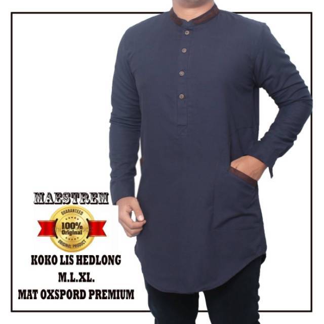  Baju  koko  muslim pria qurta arafah zipper habib  toyobo 