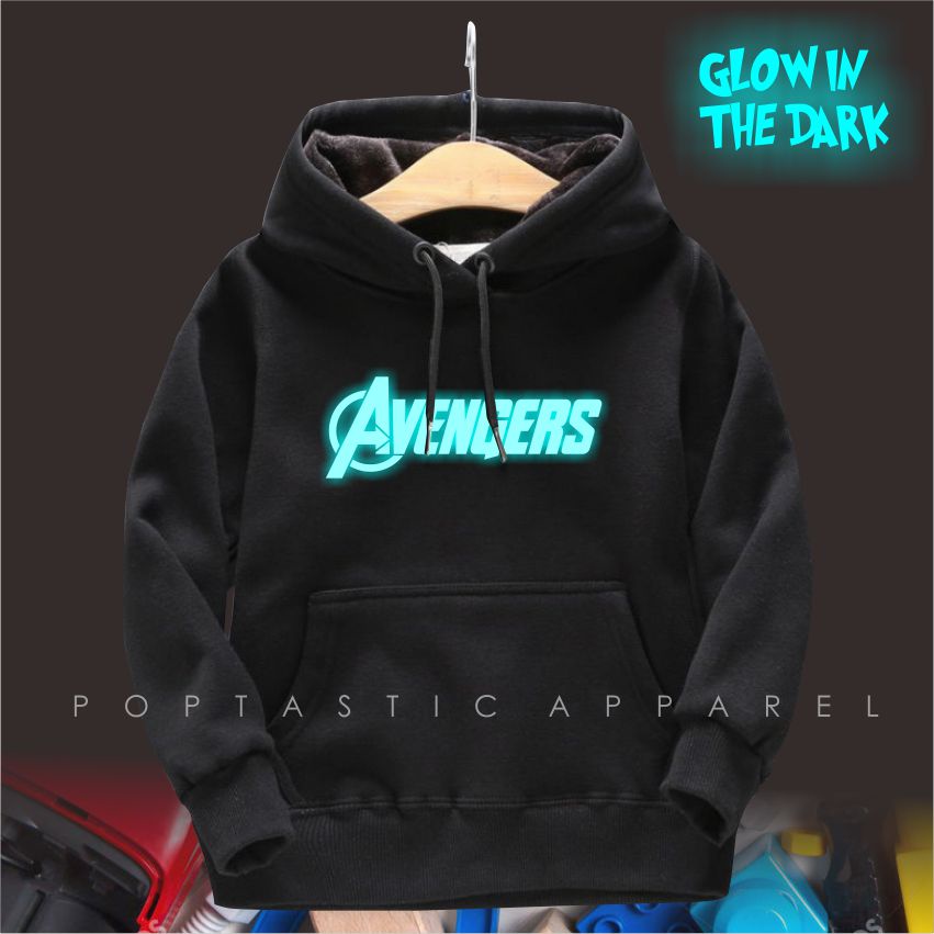 AVENGERS MARVEL Jaket Distro Sweater Hoodie anak Laki-laki perempuan LOGO FLEECE TEBAL