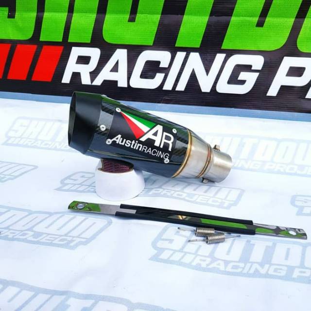 Silincer Knalpot AUSTIN RACING GP 1RR Stainles steel
