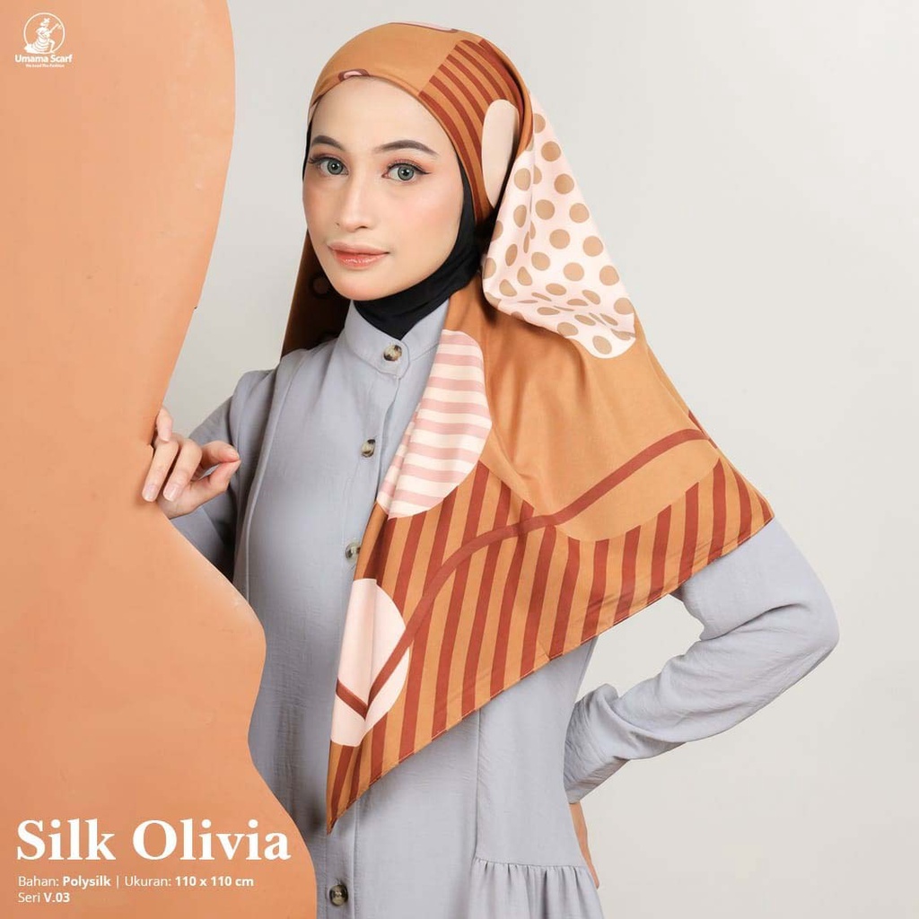 Segiempat UMAMA Silk Olivia Part C