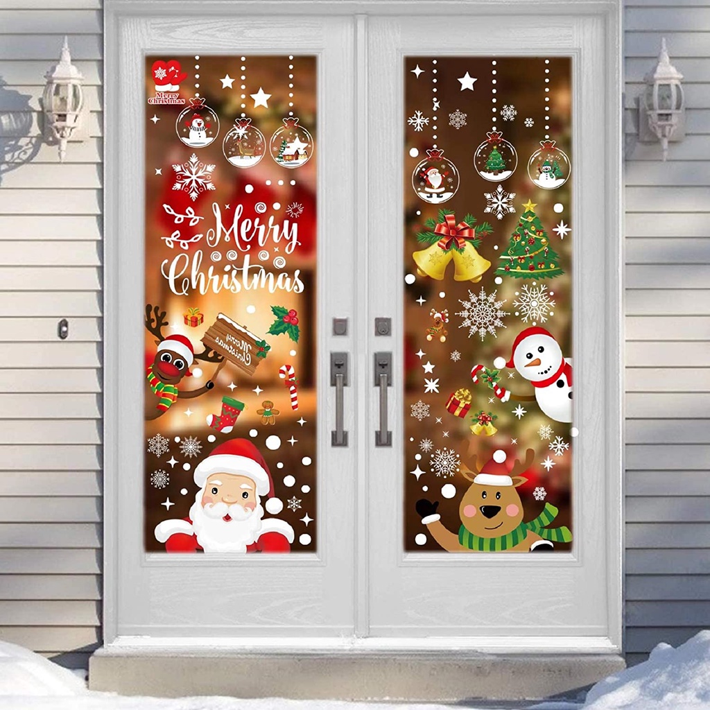 [Christmas Products]Christmas Window Stickers Christmas Stickers Decoration