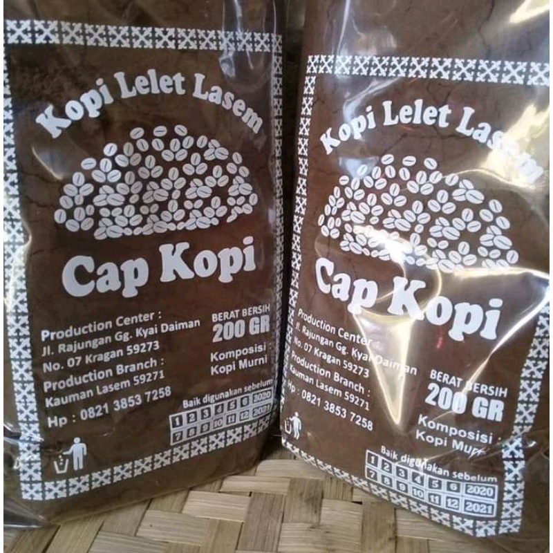 

kopi lelet lasem cap kopi