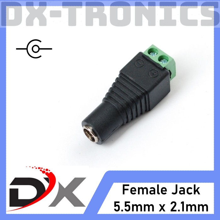 Female DC power jack CCTV Arduino