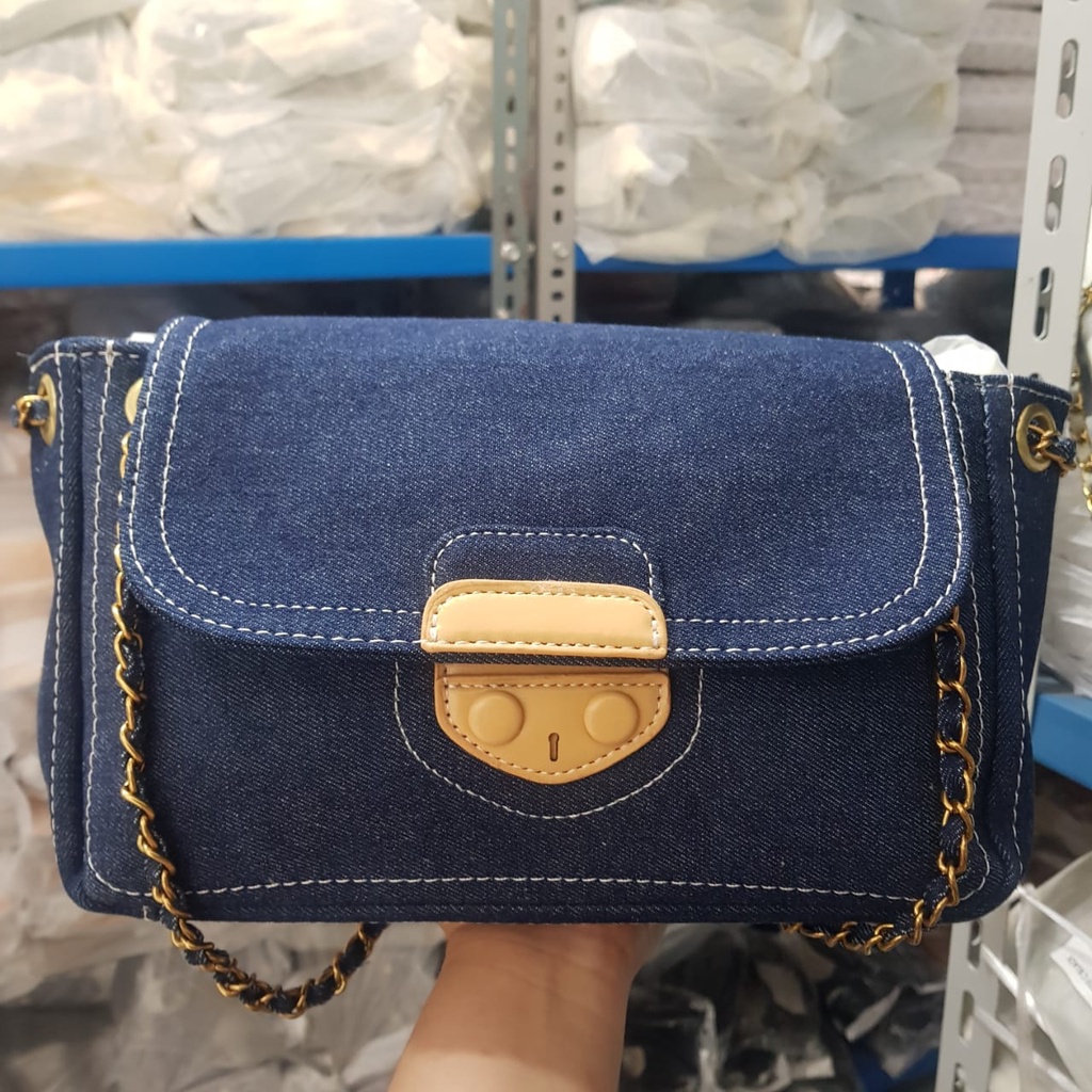 Tas Selempang Rantai Wanita Sling Bag Korean Style terbaru 7356