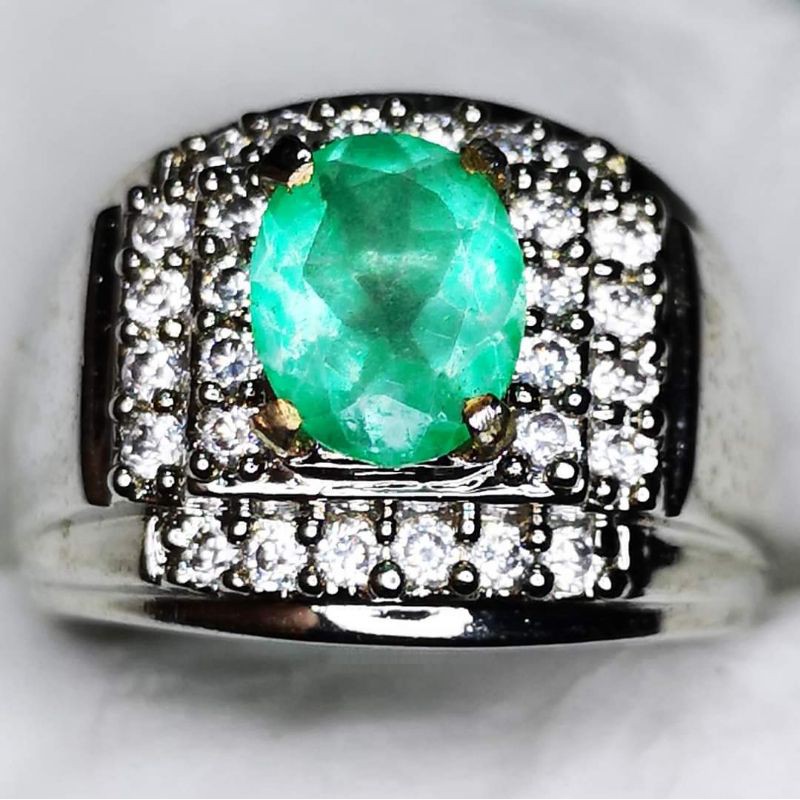 [ BAYAR DITEMPAT ] NATURAL PERMATA ZAMRUD COLOMBIA LUSTER