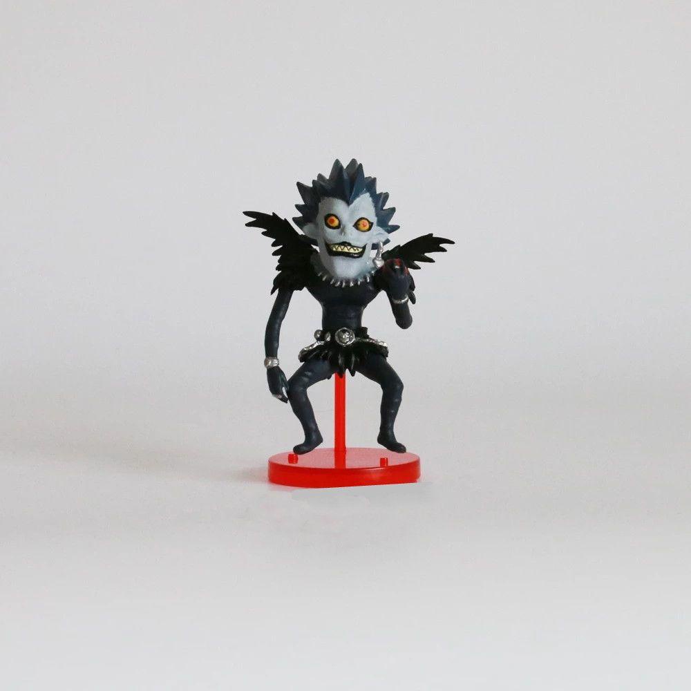 Lanfy 5pcs / set Mainan Action Figure Anime Saint Seiya Death Note Tsubasa Yugi Rem Ryuk Bahan PVC