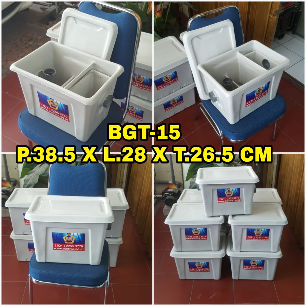 Grease Trap Portable Biofive 15 Liter,  type BGT-15